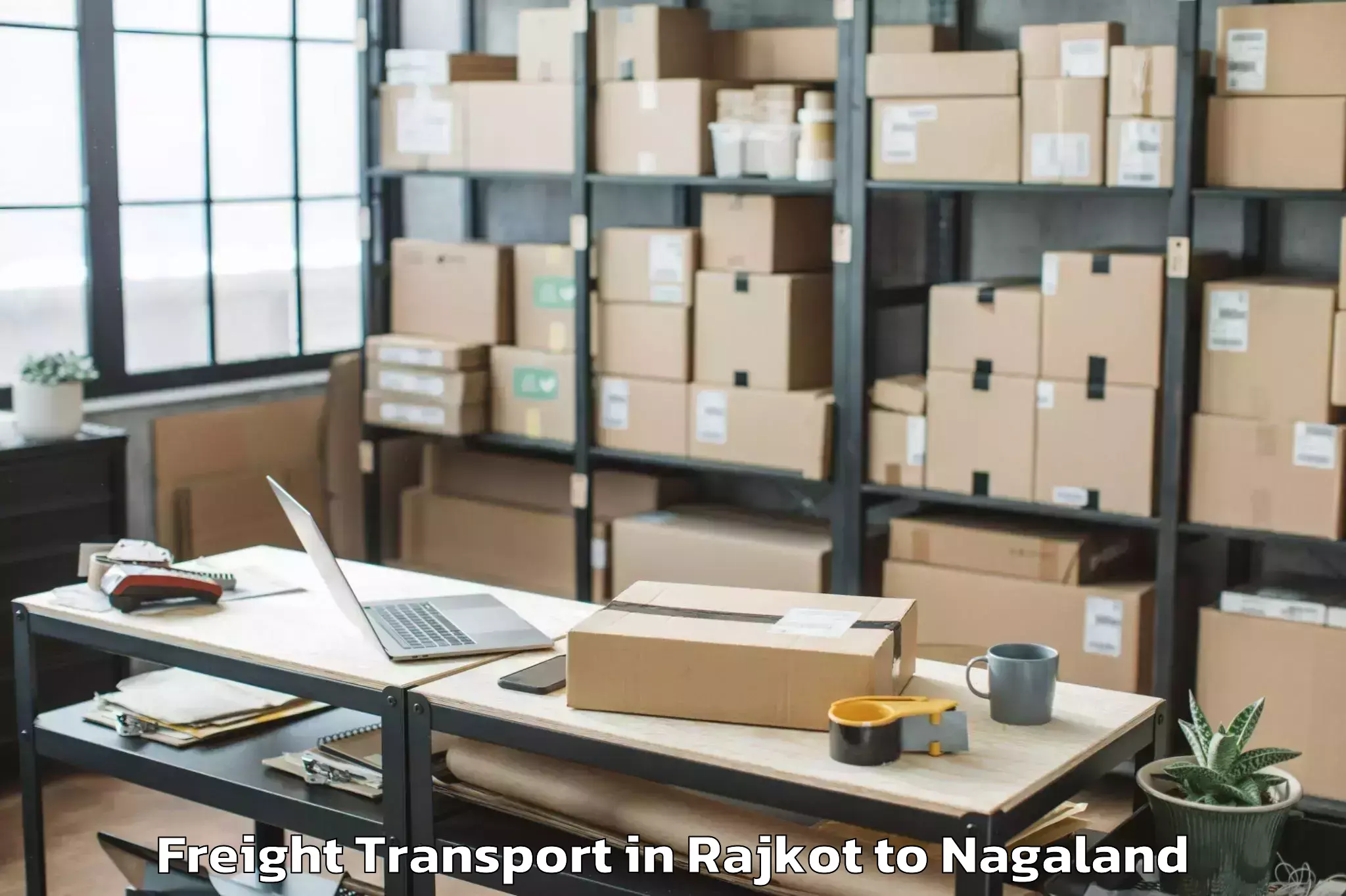 Reliable Rajkot to Chiephobozou Freight Transport